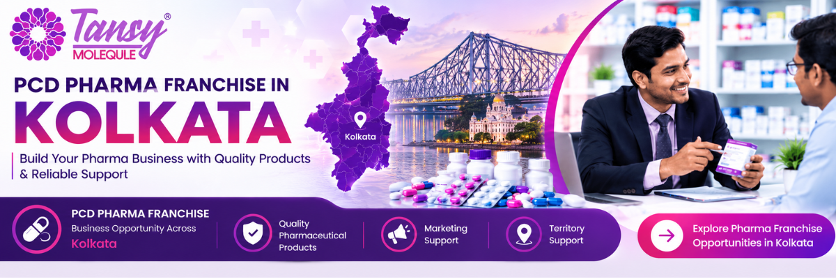PCD Pharma Franchise in Kolkata banner by Tansy Molequle